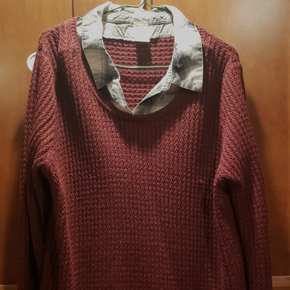 Collared sweater